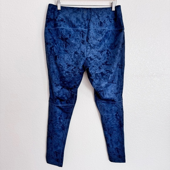 ADIDAS TERREX Skinny Workout Leggings Pants Multi in Navy Dusty Blue Size 2XL - Picture 4 of 12